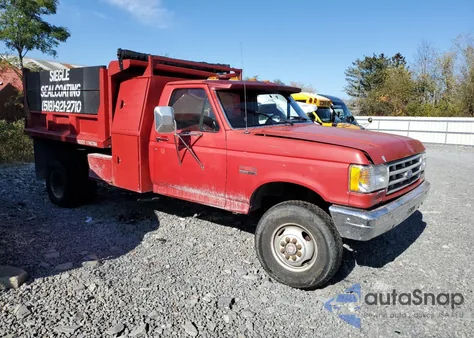 1990 Ford F350 из США, поврежденный, VIN 1FDKF38GXLNA01217